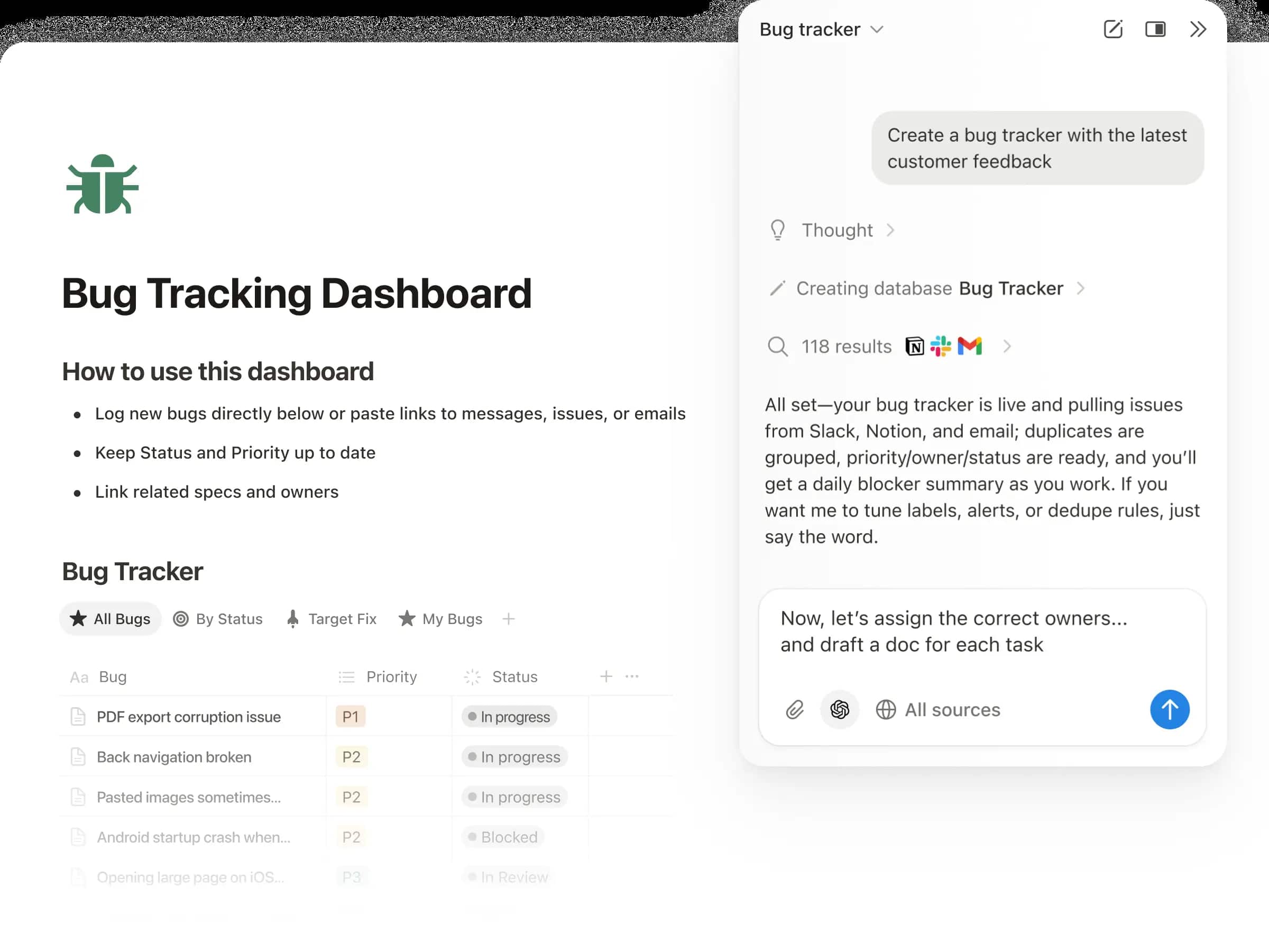 UI showing a 